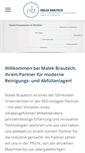 Mobile Screenshot of malek-brautech.de