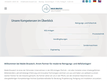 Tablet Screenshot of malek-brautech.de